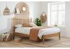 4ft6 Double Bewick Real Oak, Spindle Bed Frame 3